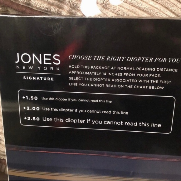 New Jones New York Package 3 Pairs Mens Reading Glasses Readers +2.00 Strength - Picture 5 of 8